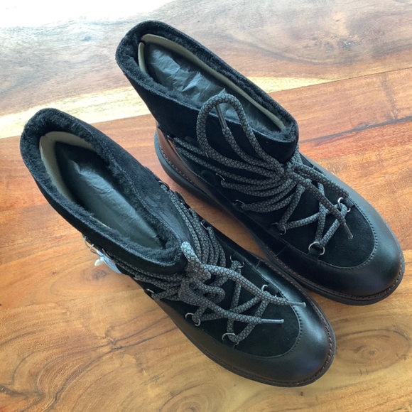 NWT Fitflop Skandi black leather boots size 8.5 - Picture 3 of 6